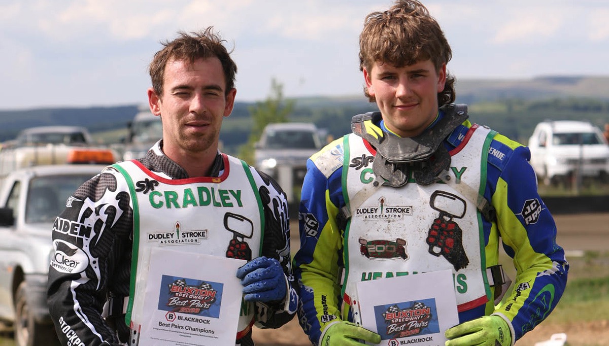PHOTO CREDIT Steve Dixon – Jason Garrity left, Will Boraston right, winners of the Buxton Pairs